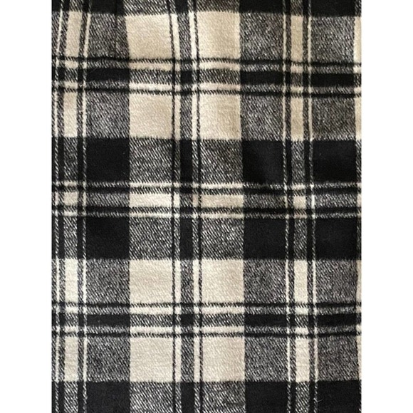 Zero Degrees Celsius NEW Dark Academia Wool Plaid Miniskirt Size Medium Black - Picture 4 of 8
